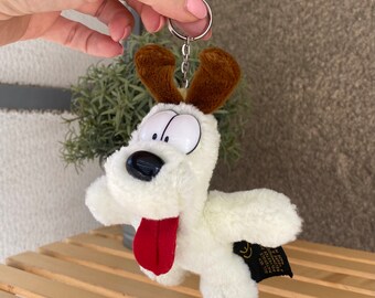 ヴィンテージ オーディ ガーフィールドの犬のぬいぐるみキー