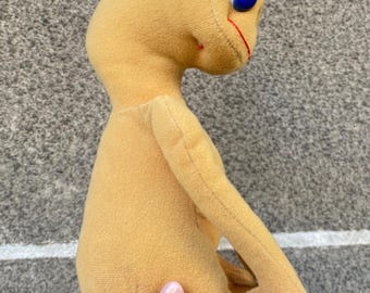 Vintage ET Extra Terrestrial Plush Toy 1982 Kamar Made in Korea