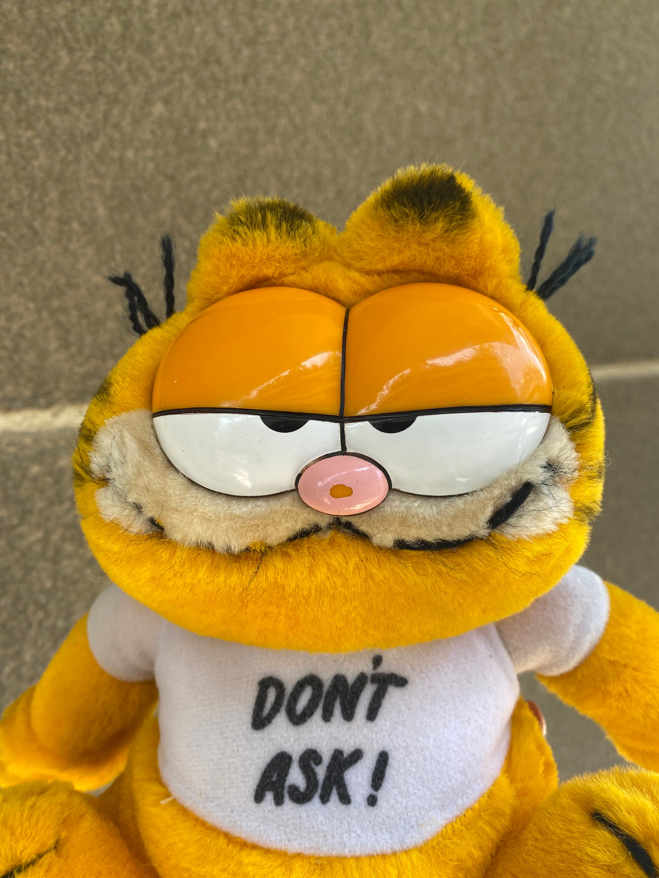 ヴィンテージ 1981年 ガーフィールド ぬいぐるみ：Dakin 猫の