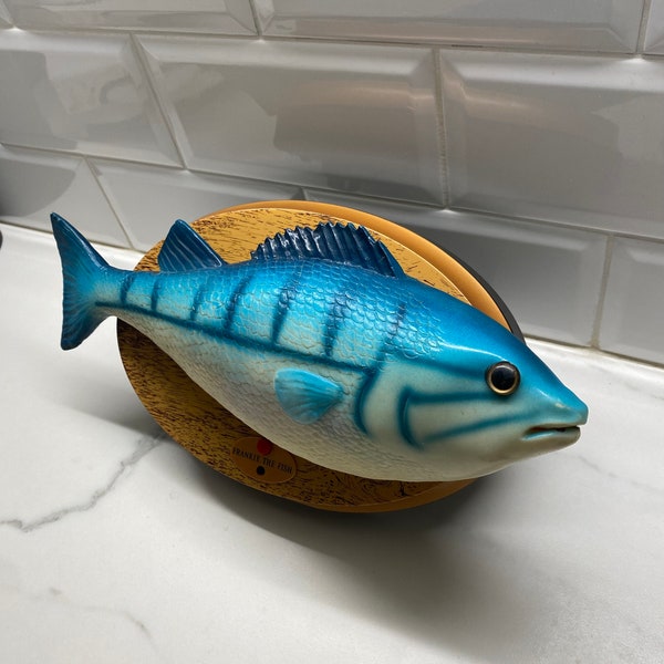 Dancing Frankie the Fish (moves but mute) collectable battery operated for decor/display or repair