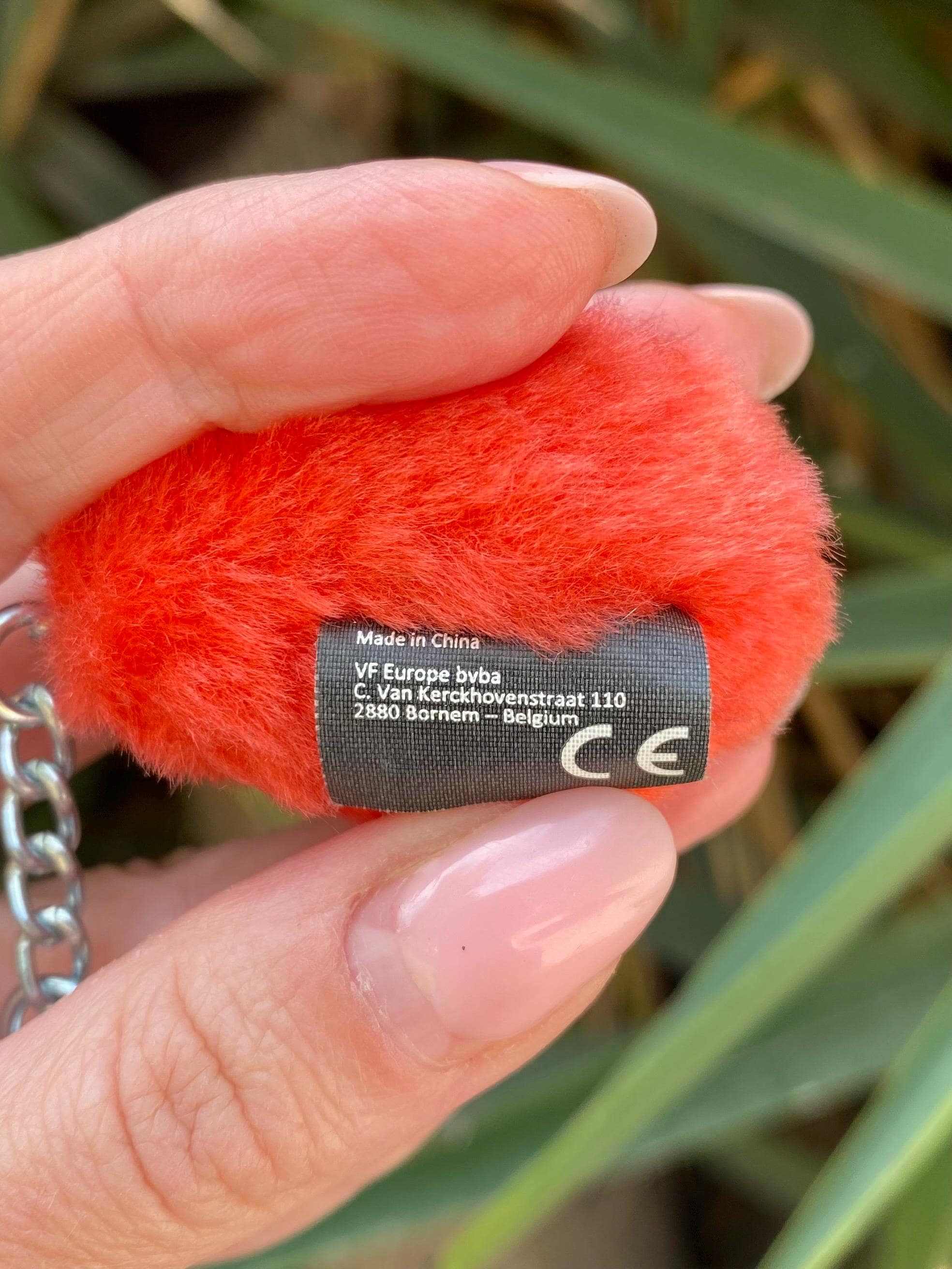 Retired Kipling Ella Gorilla Plush Keychain XS - Red Monkey Bag