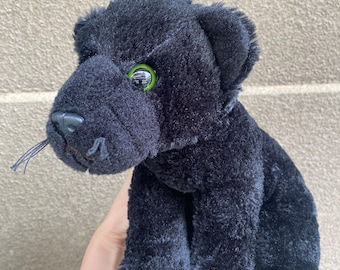 Ravensden Baby Black Panther Plush: Realistic Stuffed Animal Toy