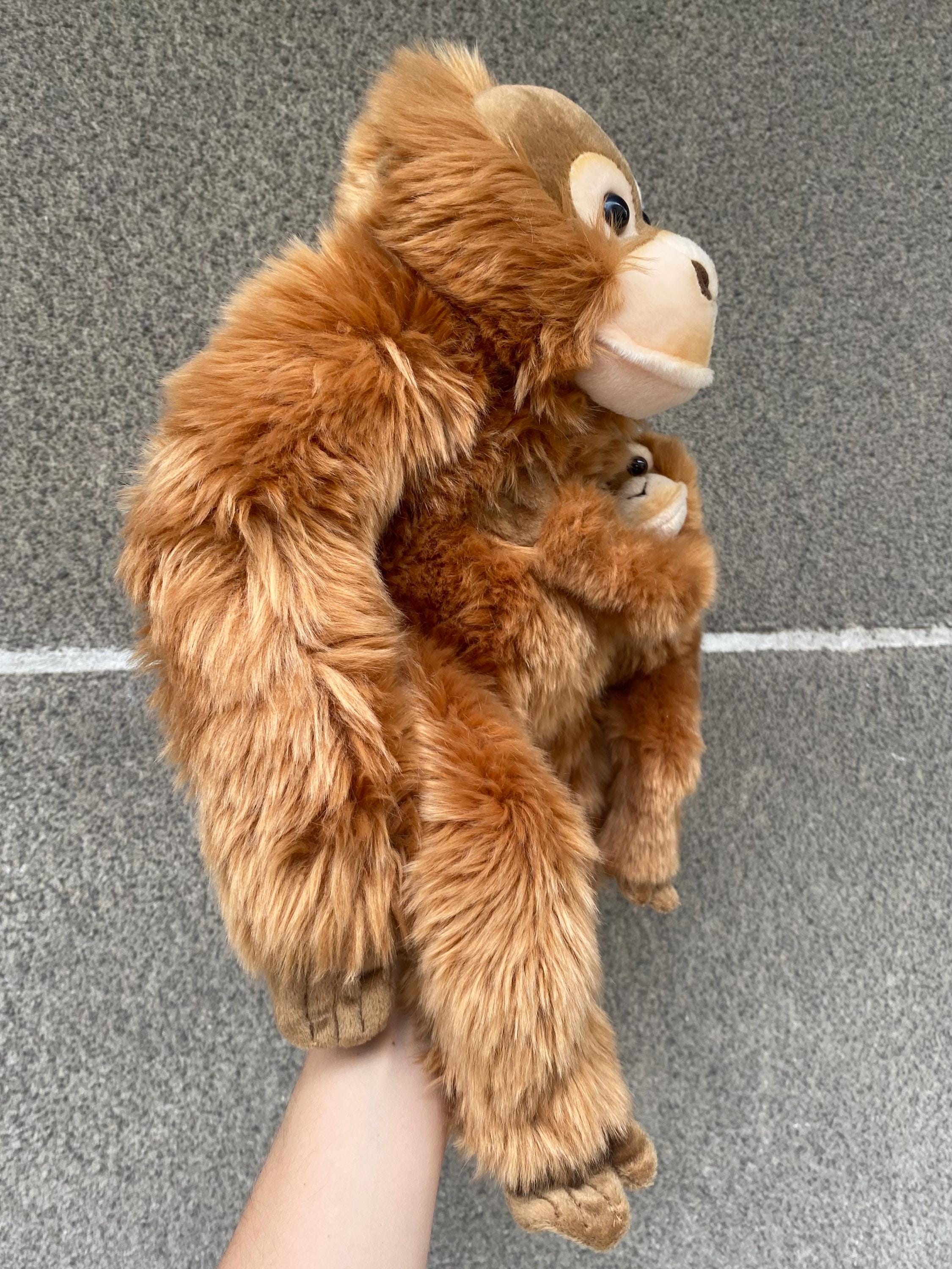 ヴィンテージ 1986 WWF オランウータンの母子ぬいぐるみ - Etsy 日本