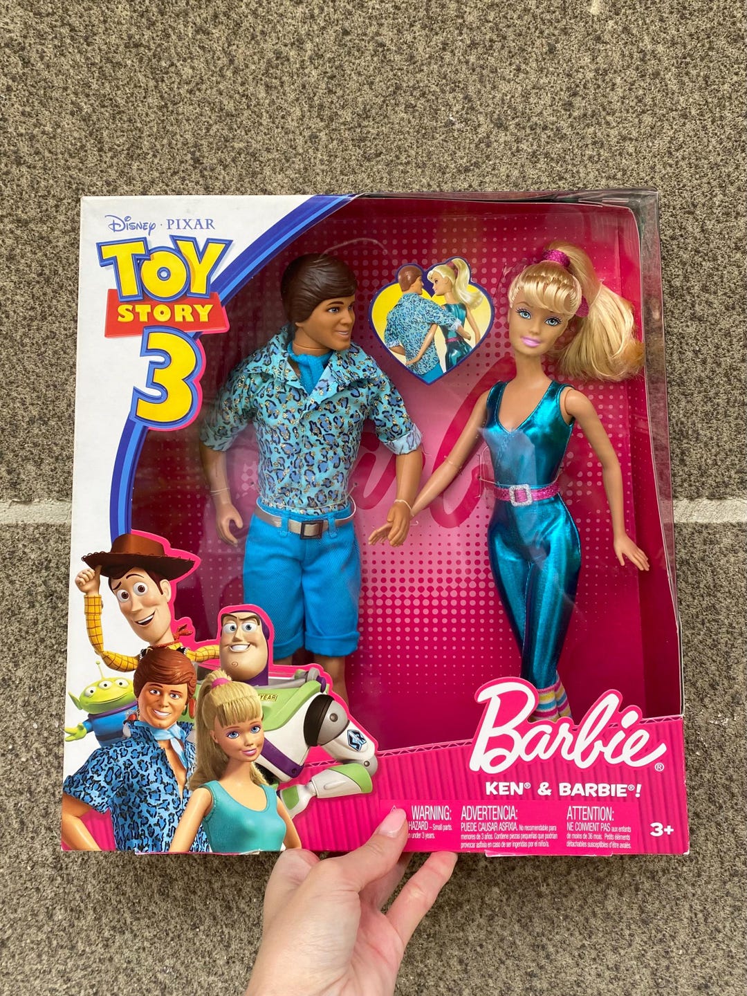Rare Toy Story Ken Barbie Doll Set Mattel 2009 New in Box