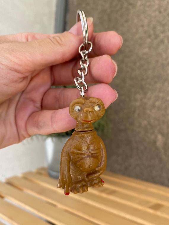 80年代 ビンテージ E.T 映画 宇宙人 キーホルダー 昭和 レトロ 当時物 80年代 ビンテージ E.T 映画 宇宙人 キーホルダー 昭和 レトロ 当時物