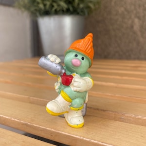 Rare Fraggle Rock the Doozer small pvc figurine 1980s, vintage Jim Henson’s Doozer figure