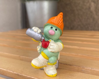 Rare Fraggle Rock the Doozer small pvc figurine 1980s, vintage Jim Henson’s Doozer figure