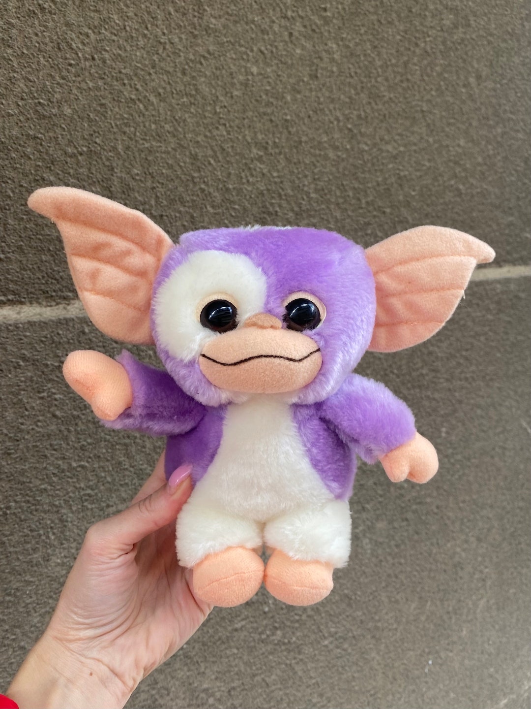 Gizmo Gremlins 2 Purple Plush 1990s Vintage Collectable, Rare Super