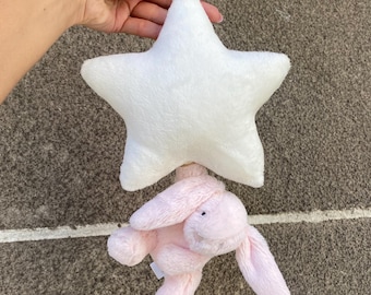 Jellycat x Zara Home Baby Pink Häschen Musik Plüschtier