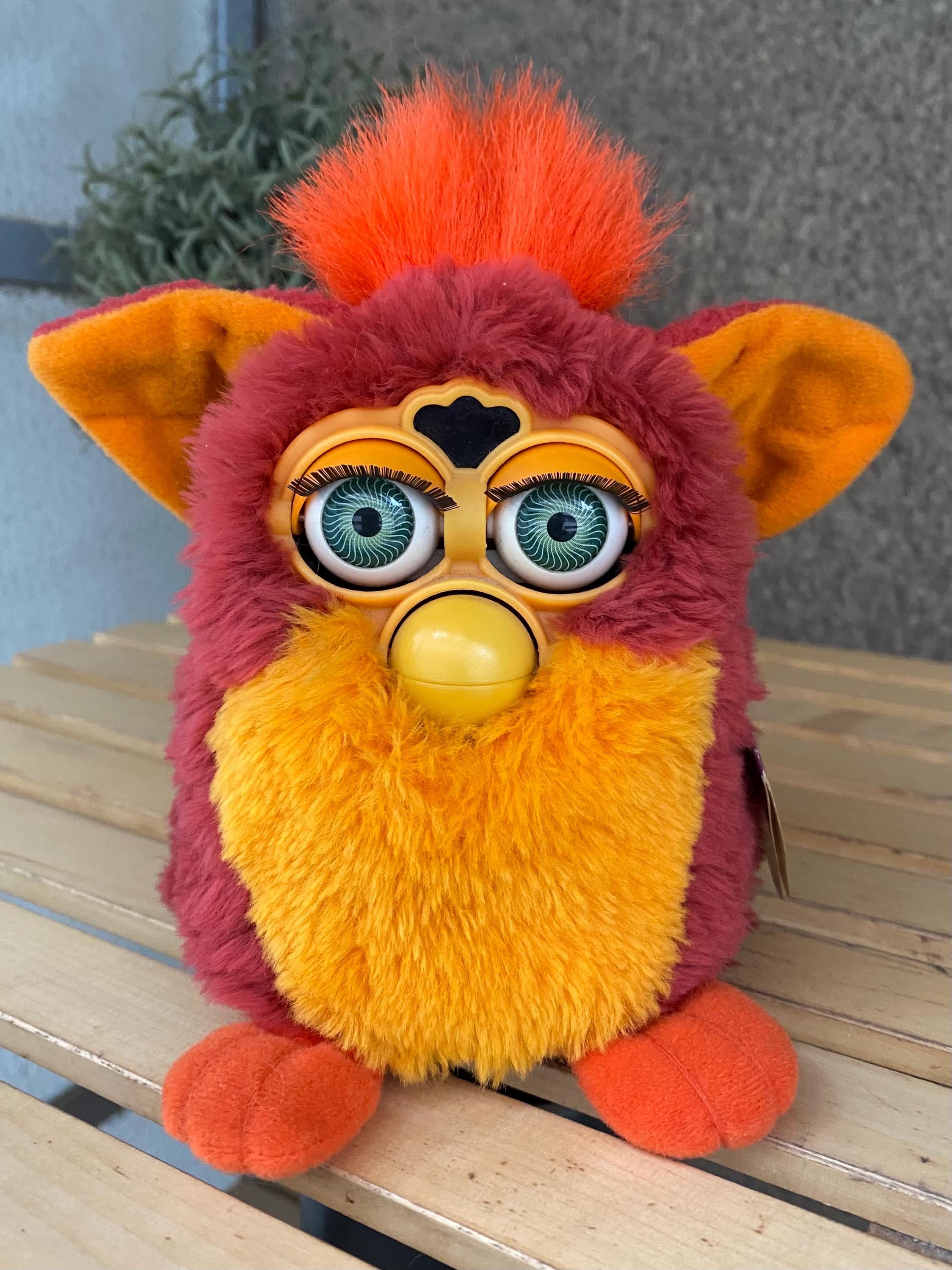 Vintage Furby Rooster Burgundy Talking Toy 1998 (read Description