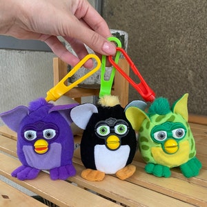 黒と白のファービー卒業式 1998 非動作、特別版 トミー 日本製