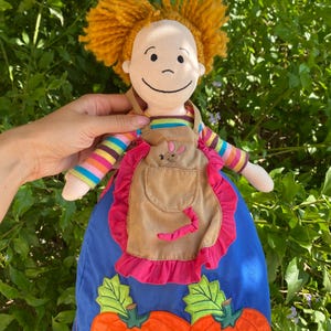 Vintage Jellycat Fairytale Folk Cinderella plush reversible doll, collectable soft toy x2 in 1 retired Jellycat Princess