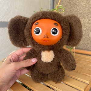 25 cm - Peluche Cheburashka pour enfants, Jouet à grandes oreilles, Singe,  Dessin animé russe, Kawaii, Pour a