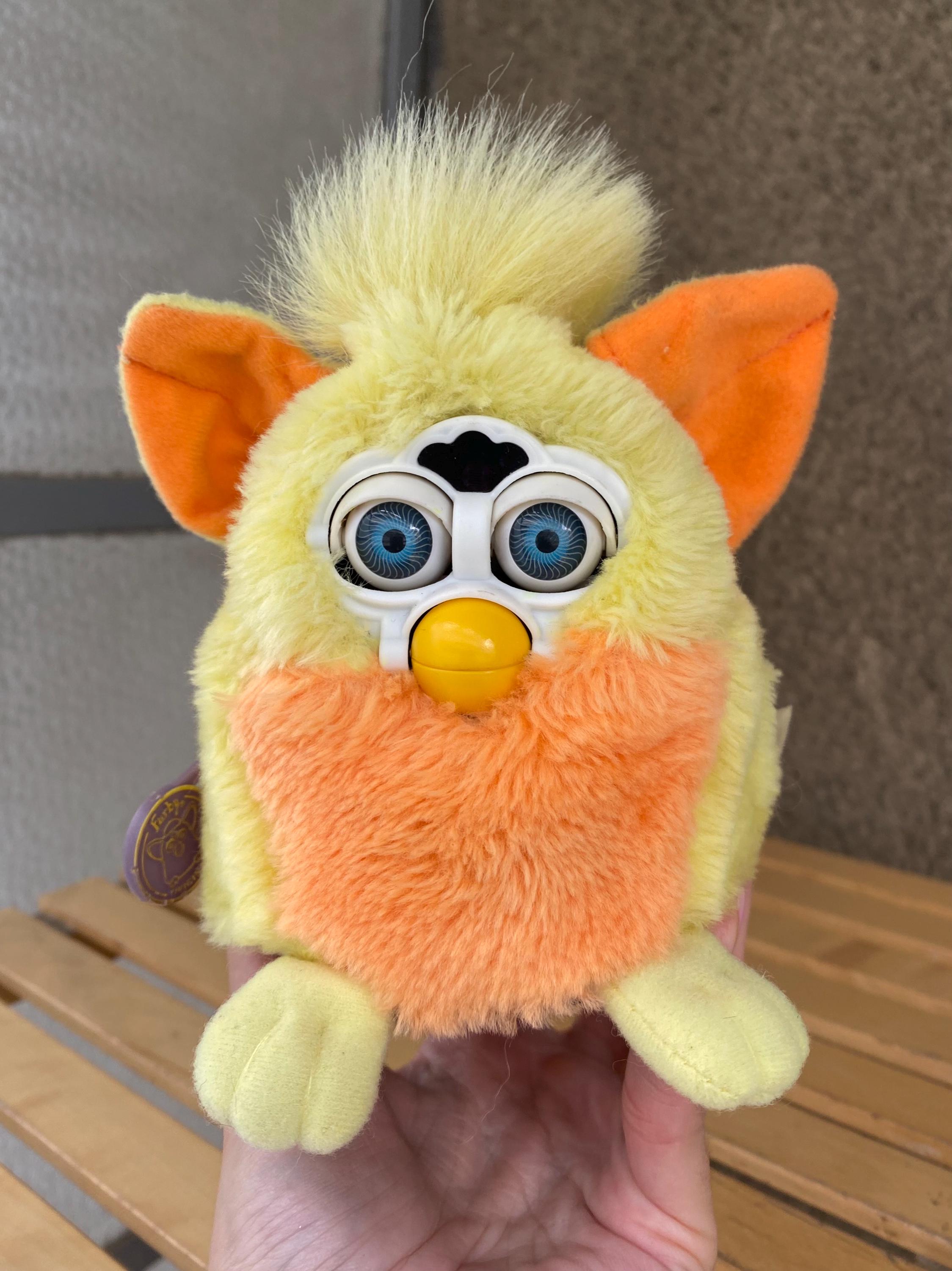 Vintage Furby Baby Sunny Yellow Toy 1999 WORKING (read Description