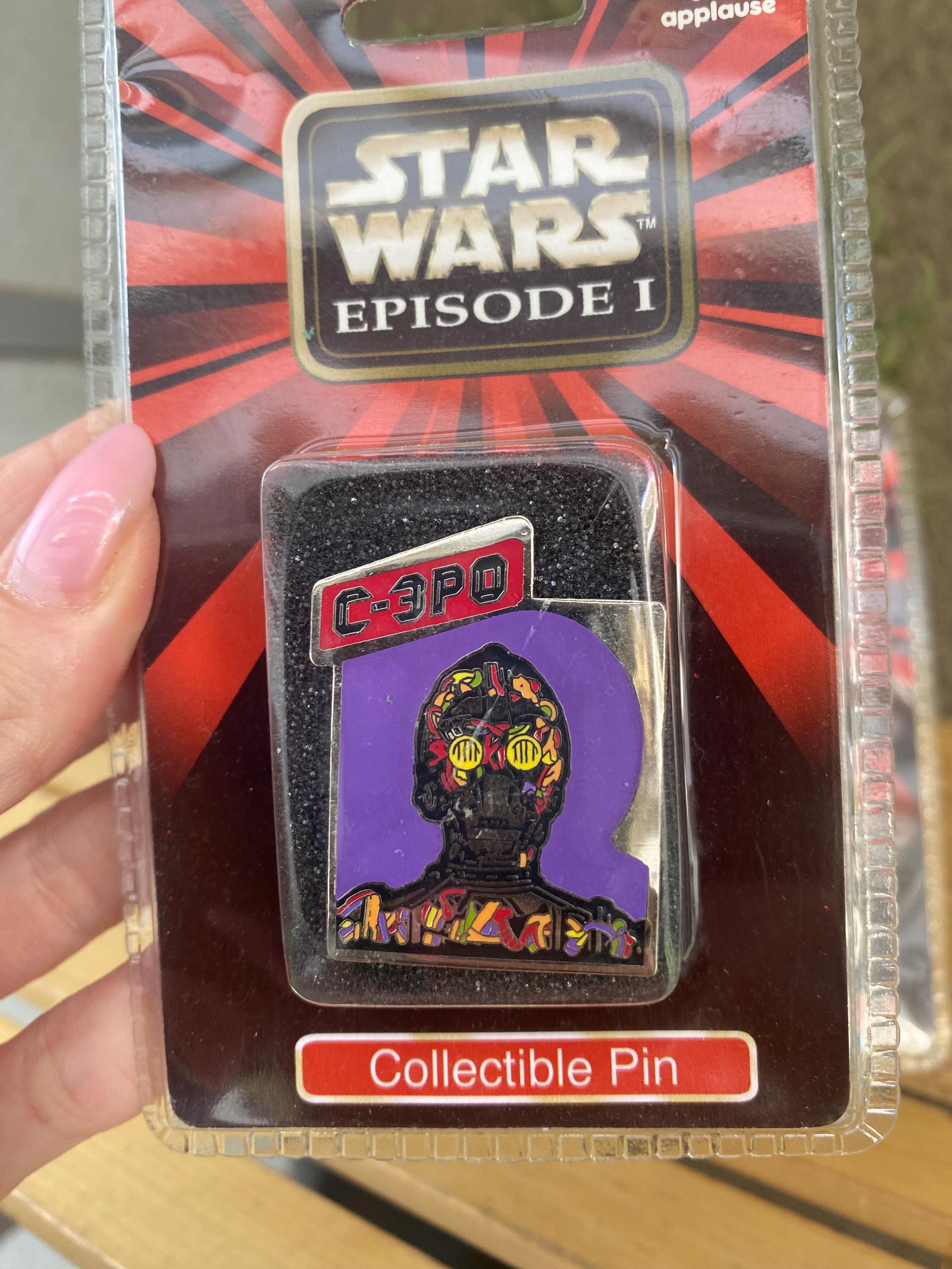 1990年製ヴィンテージ スター・ウォーズ コレクタブルピン：ダース