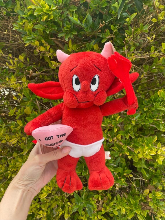 Rare Vintage Hot Stuff the Little Devil Plush Stuffed Toy for a