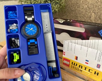 2508 未使用 LEGO WATCH SYSTEM 2点セット Rare vintage LEGO Watch System Starlet 1997⁄98 Japan and Swiss made new old  stock in a box, glow in the dark wrist watch