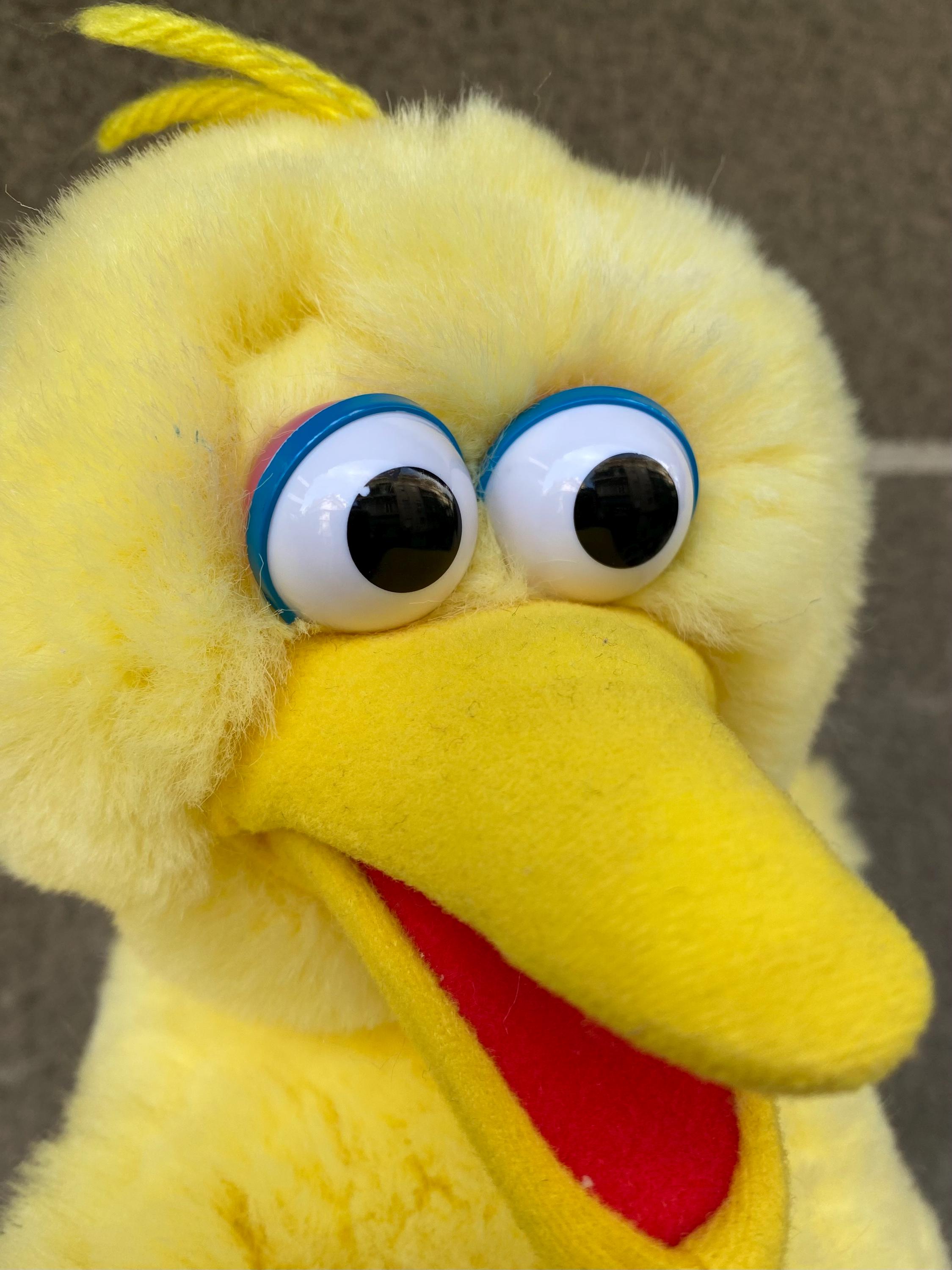 1990年代のヴィンテージ ビッグバード ぬいぐるみ：セサミストリート