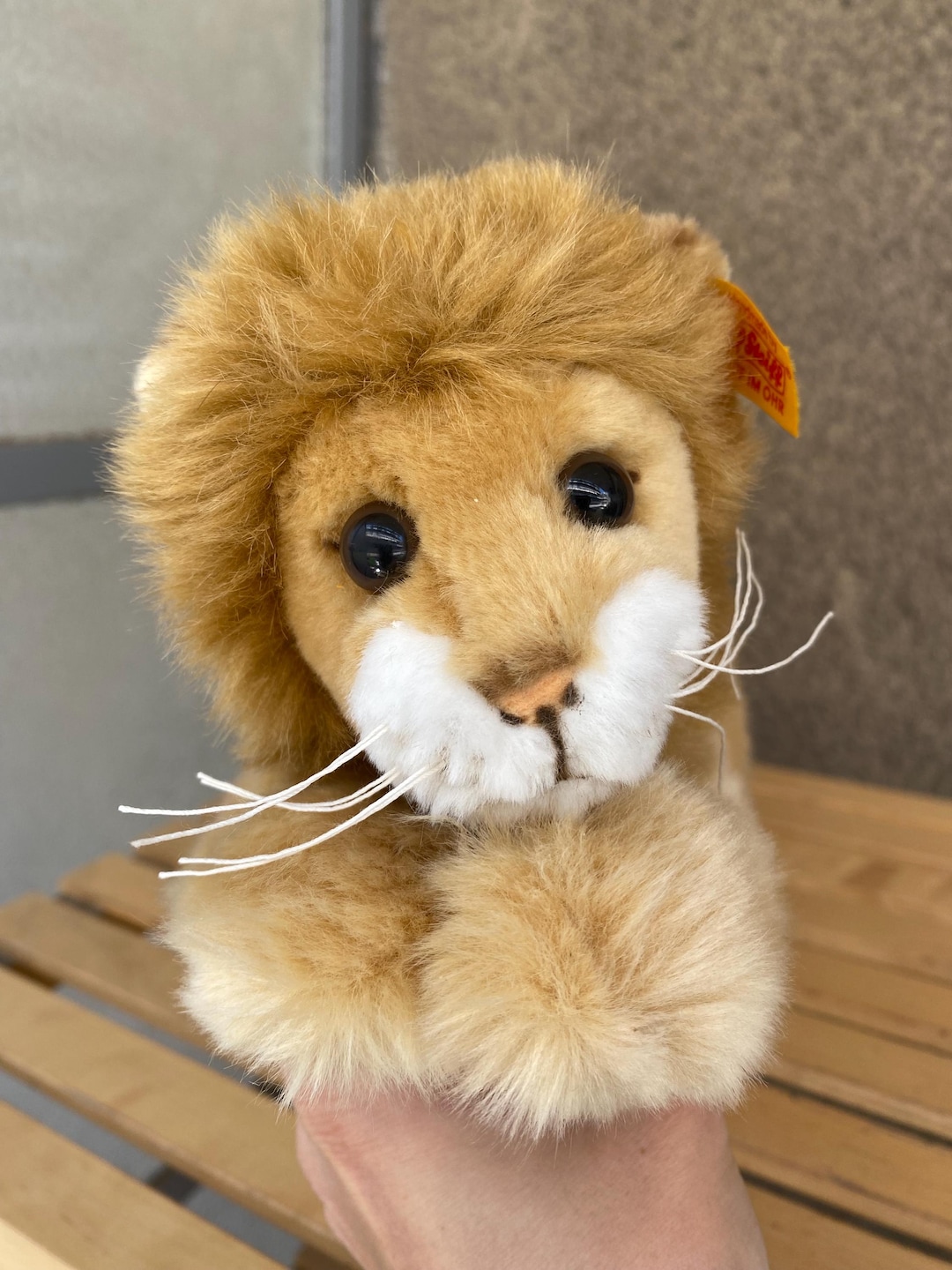 シュタイフ ベビーライオンぬいぐるみ：ドイツ製ぬいぐるみ - Etsy 日本