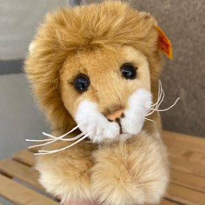 Steiff Baby Lion Plush Toy: German Stuffed Animal