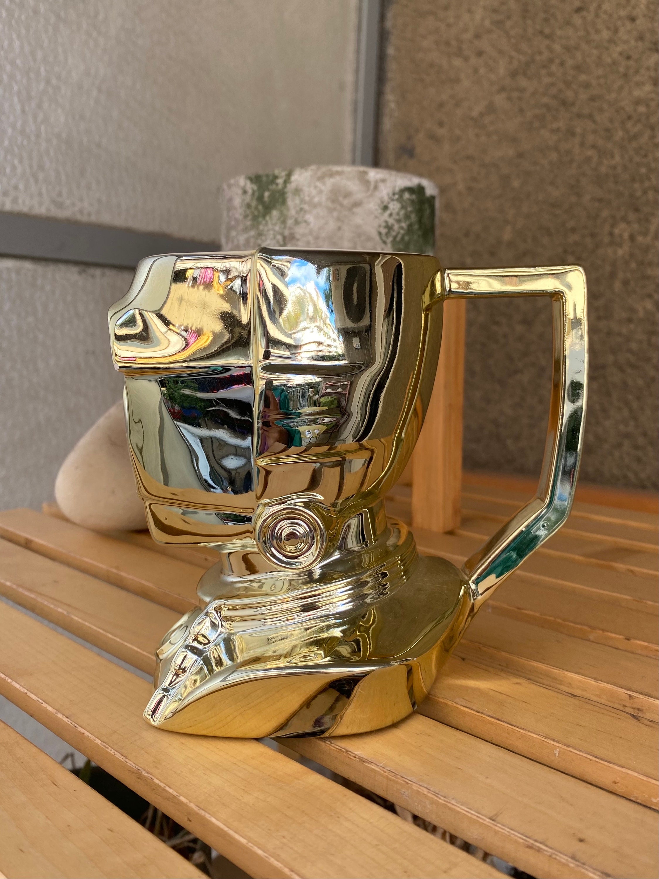 C-3PO Robot Ceramic Figural Mug Star Wars by Applause New in