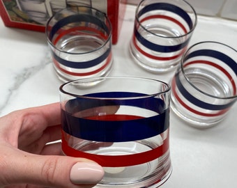 Vintage Guzzini Acrylic Tumbler Set: 1980s Italian Drinkware, New in Box
