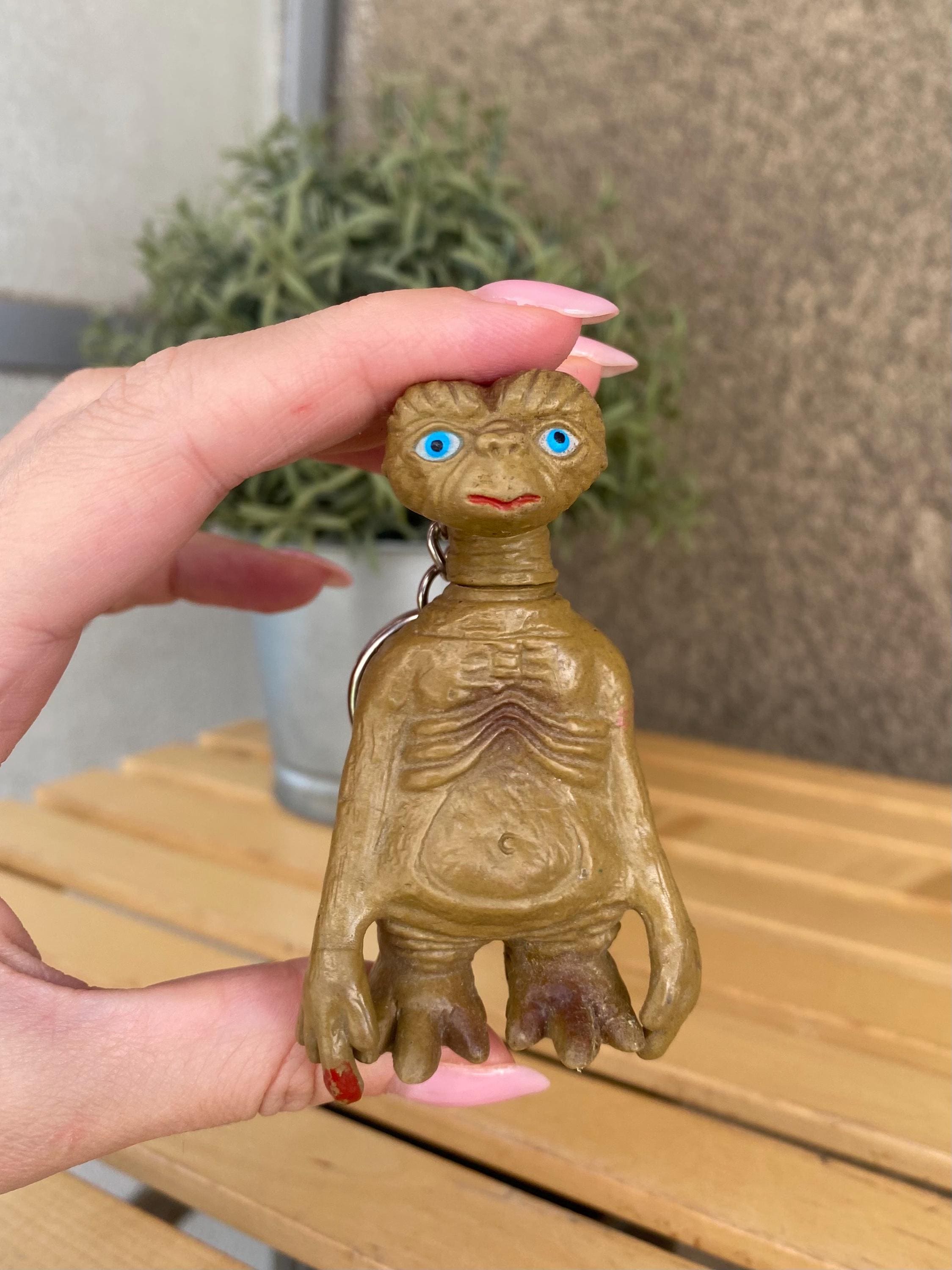 E.T. 90年代　人形 希少　レア　ヴィンテージ　約30cm ヴィンテージ レア ET 地球外 PVC キーチェーン エイリアン 1990年代