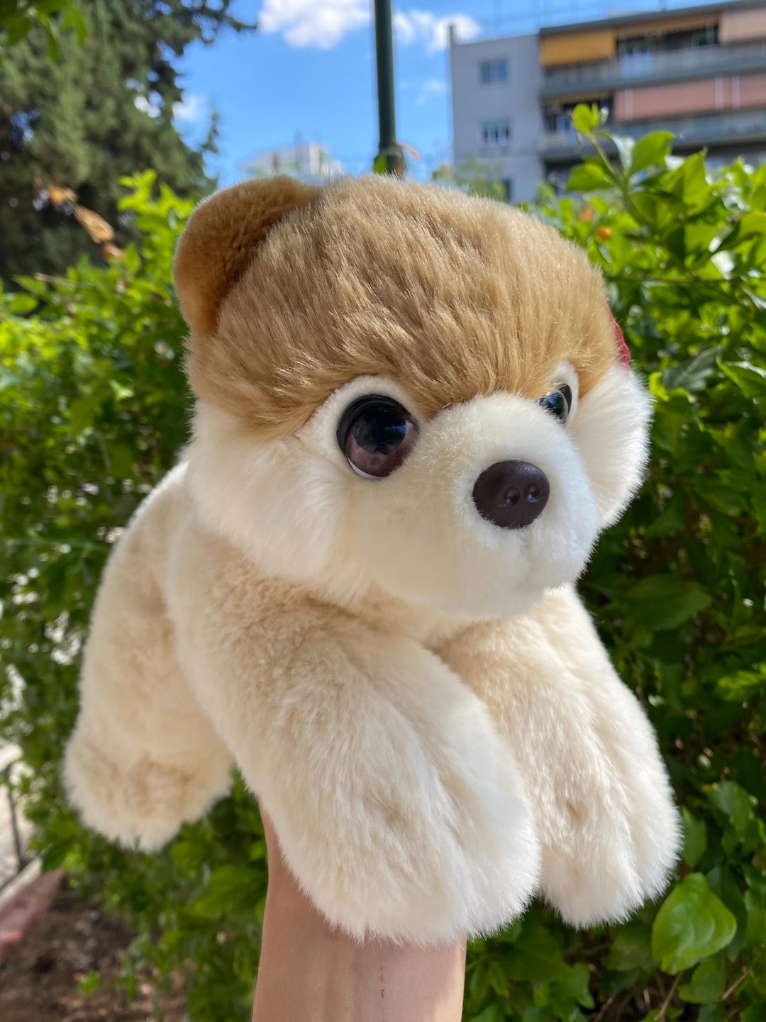 廃盤になったキールトイのポメラニアン子犬のぬいぐるみ：リアルな