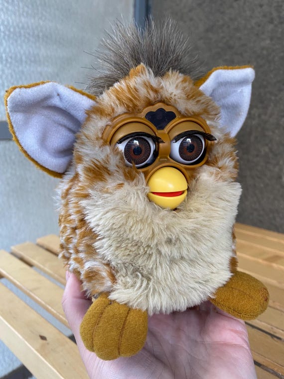 Vintage 1998 Furby Giraffe - Brown & Beige (not Working, for