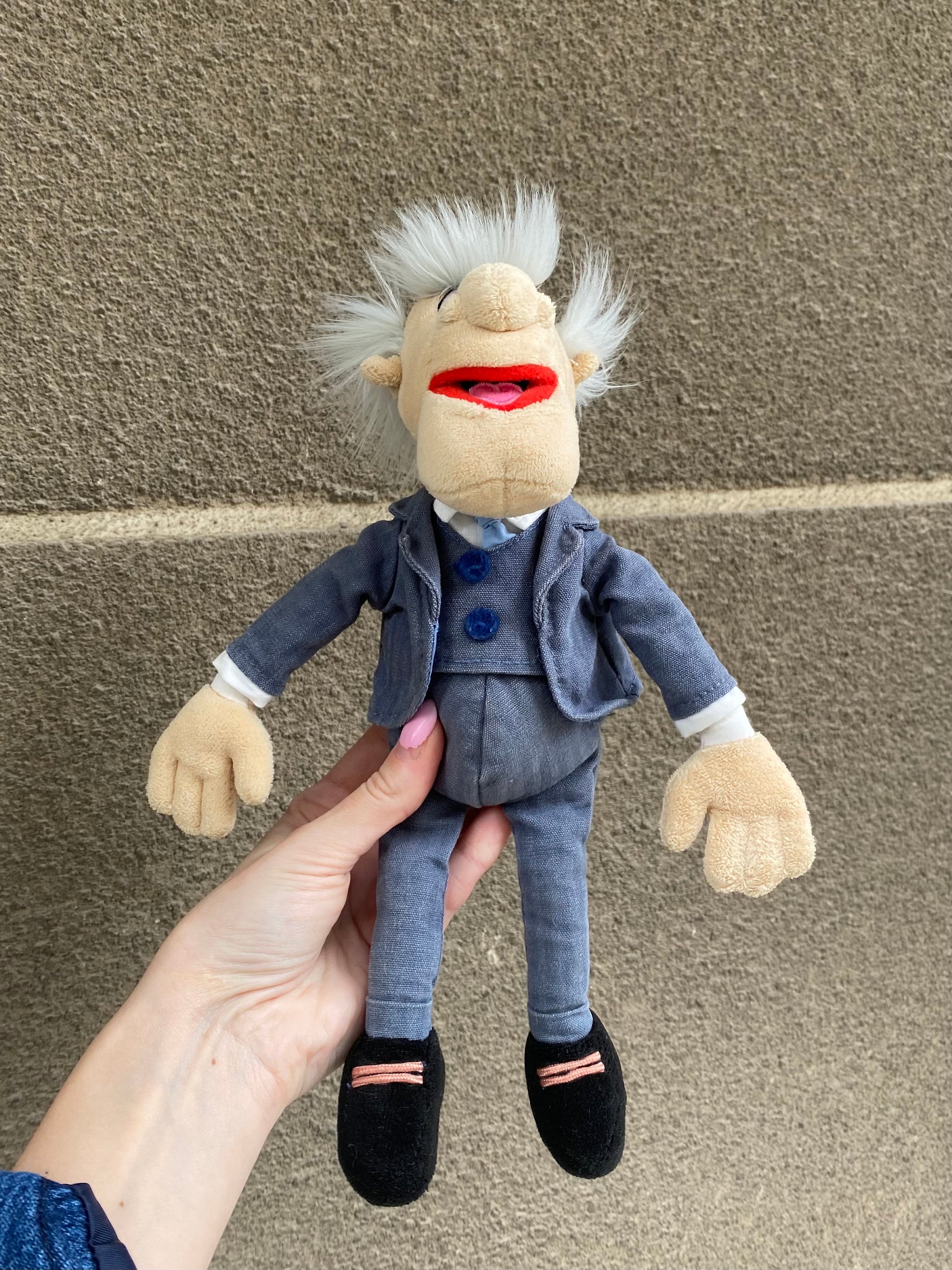 Jim Henson’s Statler Old Man Muppet Toy, Statler and Waldorf Grumpy ...