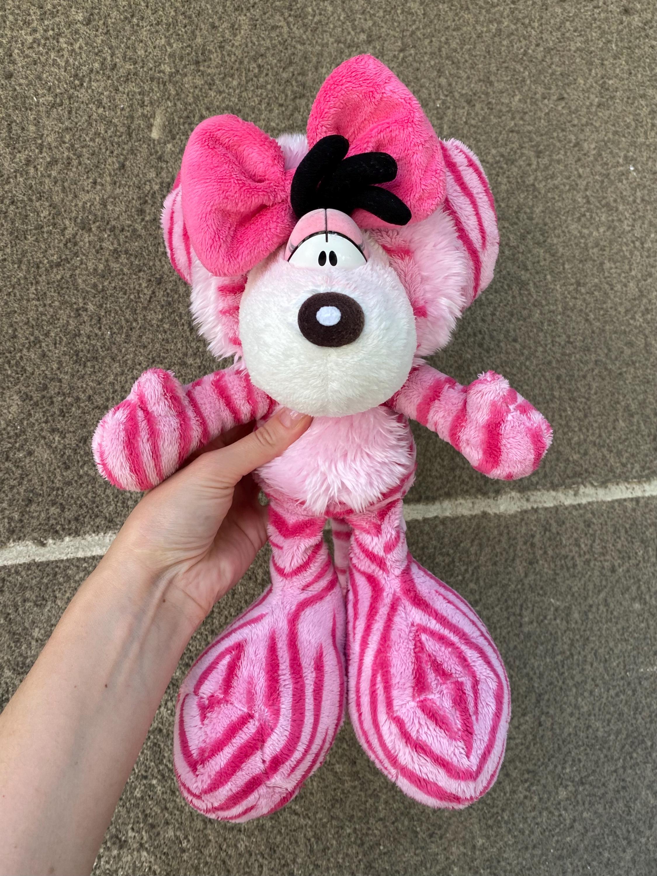 Rare Diddlina Plush Toy in Pink Zebra Costume, Diddl's Friend - Etsy