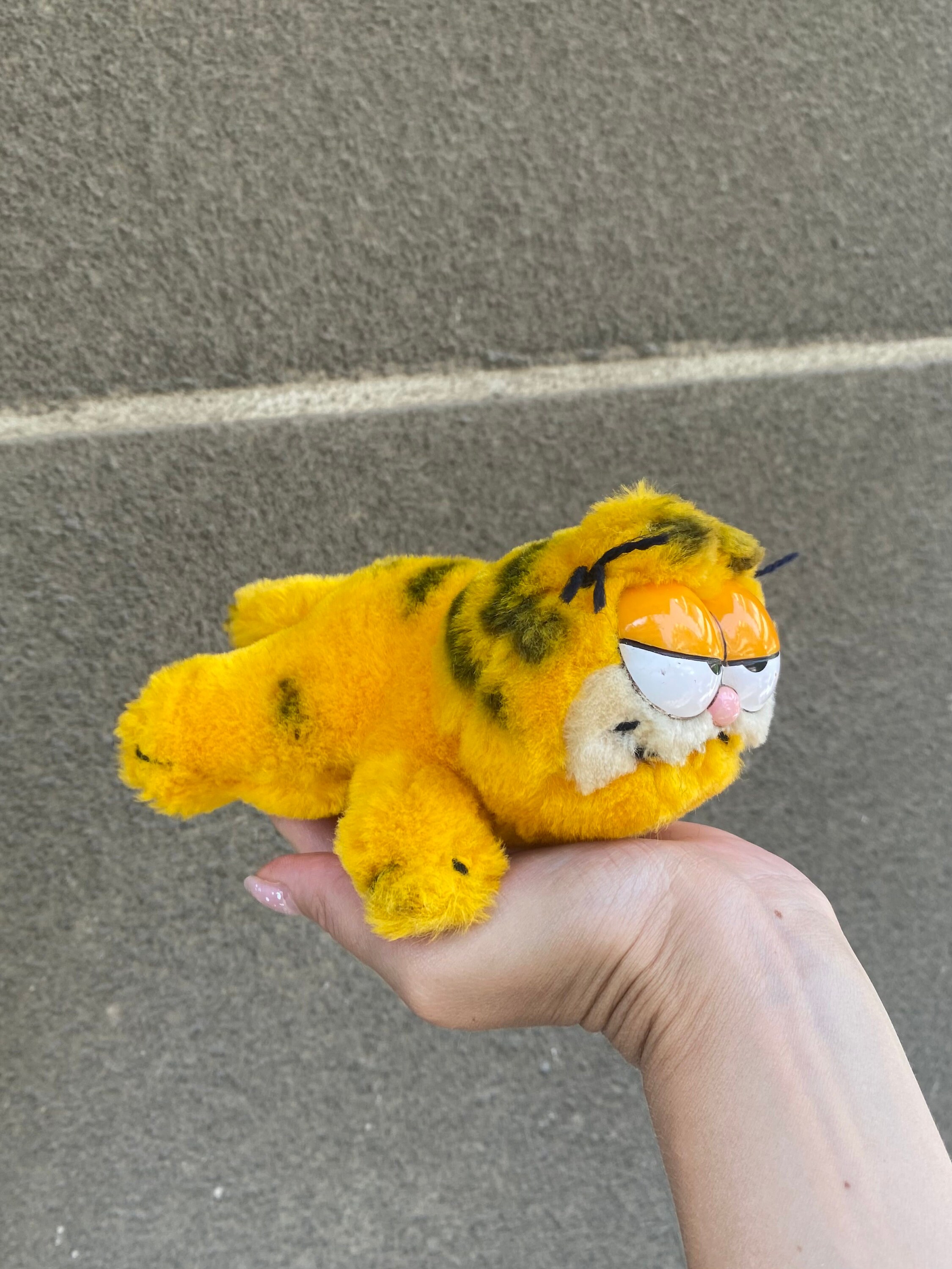 Vintage Garfield Plush Toy 1980s Dakin, Garfield Small