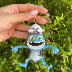 Vintage Crazy Frog Figure with Suction Cup Annoying Thing 2000s