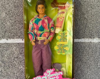 Muñeco Ken Vintage Totally Hair, edición europea rara, Mattel 1991 Nuevo