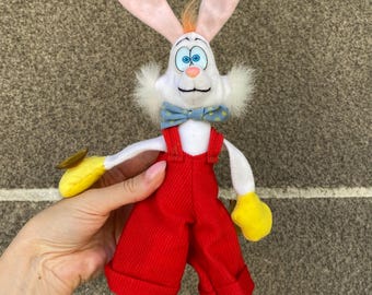 ヴィンテージ 1987 ロジャー・ラビット ぬいぐるみ、ディズニー