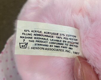 レア！1980年代 ヴィンテージシーツ ミスピギー 『マペット・ショー』 ヴィンテージ 1987年 ベイビー ミス ピギー ぬいぐるみ - マペット