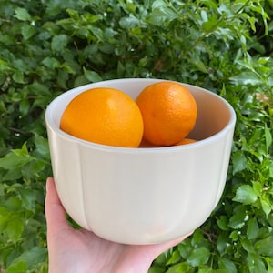 Vintage Porcelain Bowl Rosenthal Studio-Line Germany 1980s in beige-grayish
