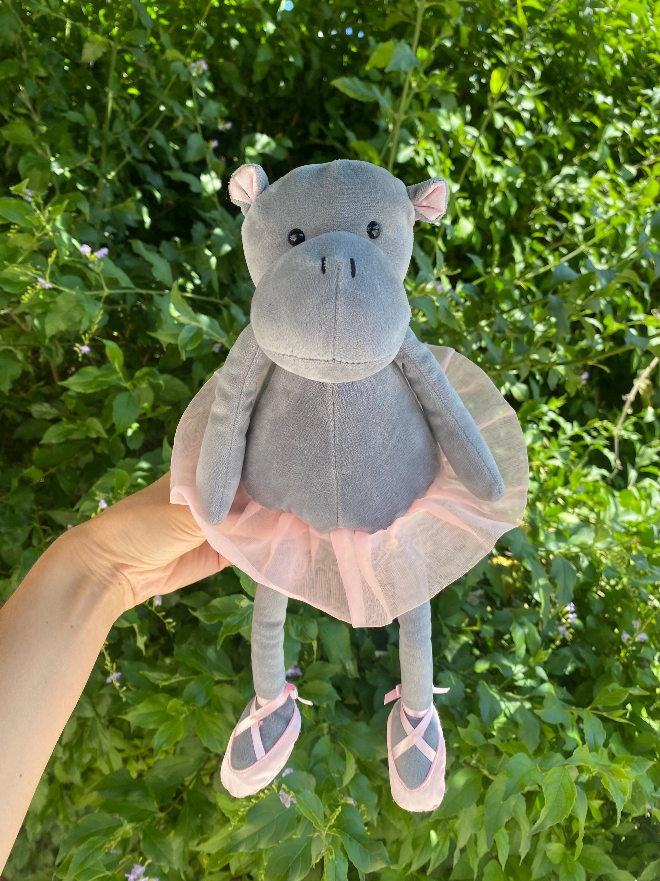 Rare Jellycat Dancing Darcey Hippo Plush Ballerina Toy Comforter