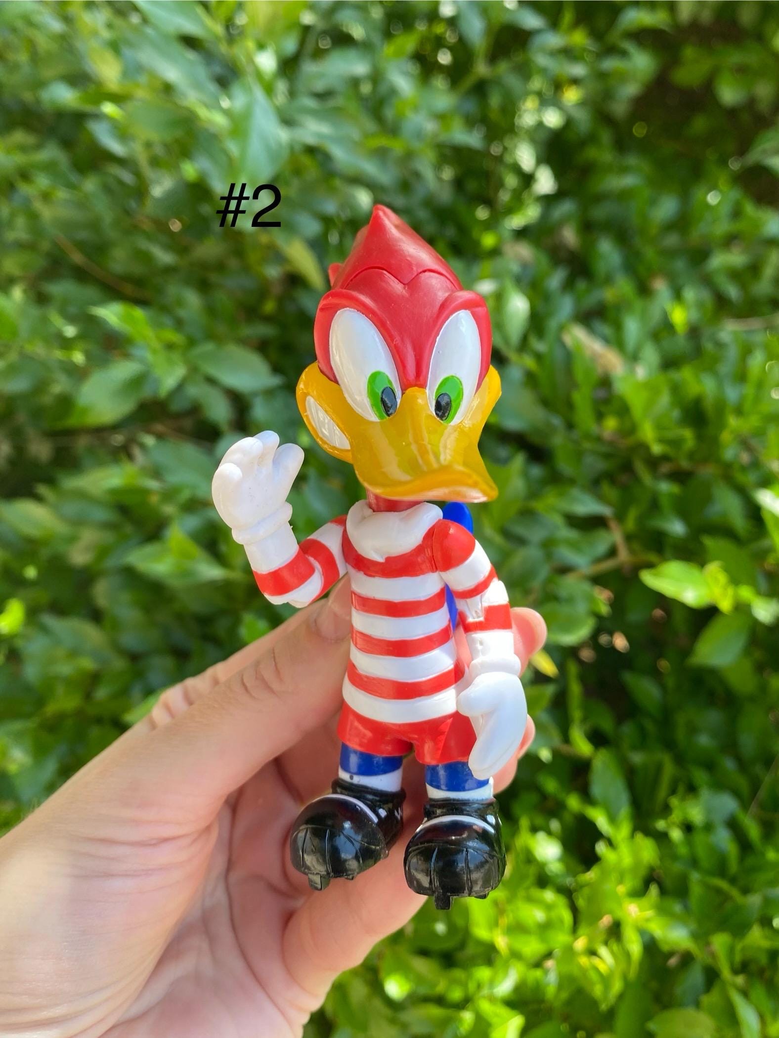 Jouet Rare Woody Woodpecker (Picou) De 1993 - Cartoon Star Avec Bugs Bunny - Occasion Vintage
