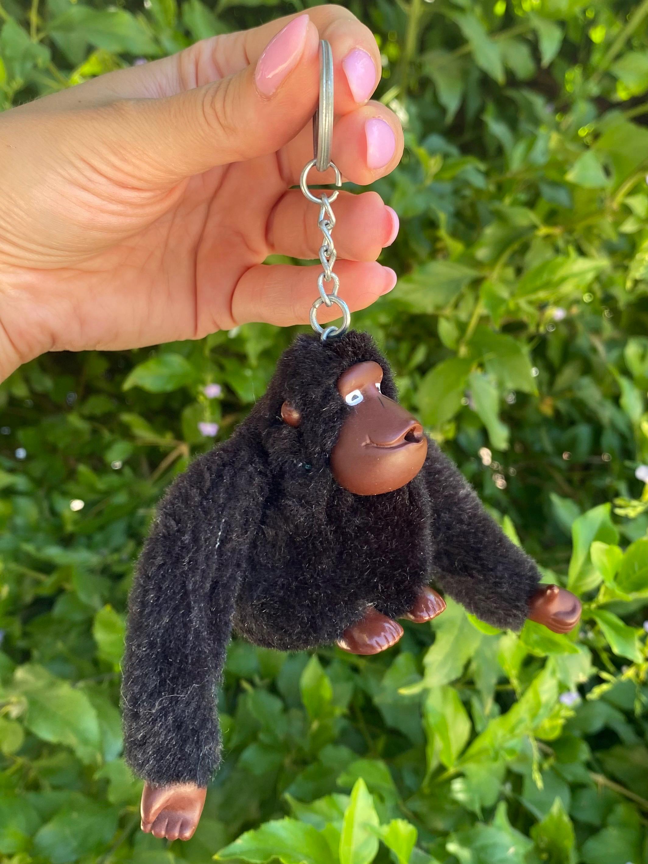 Vintage Kipling Klaus Black Gorilla Plush Keychain Regular  display picture 1