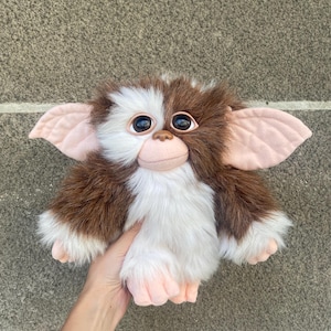 Peluche vintage Gizmo Gremlins 1990 Applause realizzato in Corea, raro giocattolo da collezione di peluche Gremlin carino e morbido