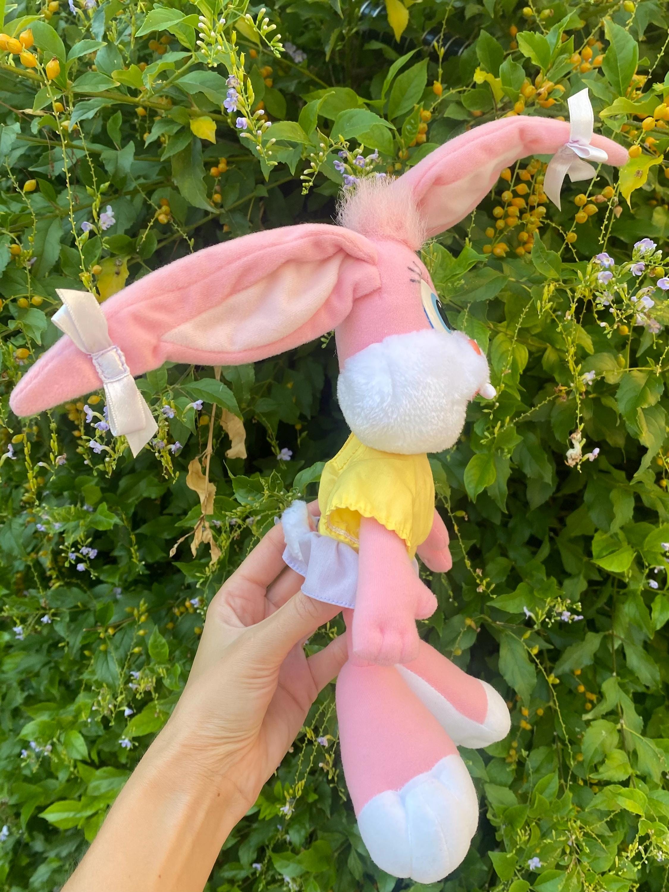 レトロ　美品　タイニートゥーン　バスターバニー　バブスバニー　ぬいぐるみ ヴィンテージ バブス バニー ぬいぐるみ 1990年代 タイニートゥーン