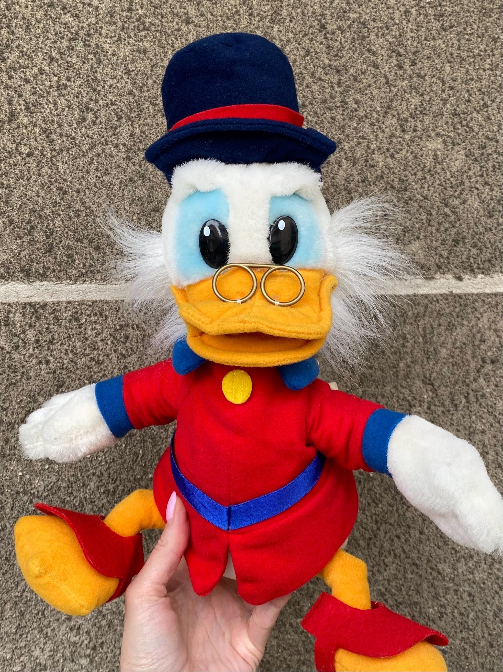 Vintage Scrooge Mcduck Plush: 1980s Duck Tales Stuffed Toy Korea