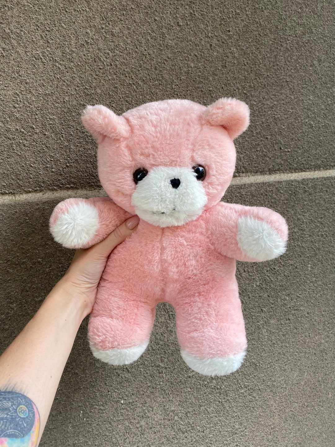 昭和 平成 レトロ ピンク くま ぬいぐるみ ヴィンテージ