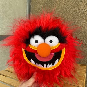 Very rare Animal the Drummer muppet plush notebook/notepad, Jim Henson’s The Muppet Show collectable super cool exercise book