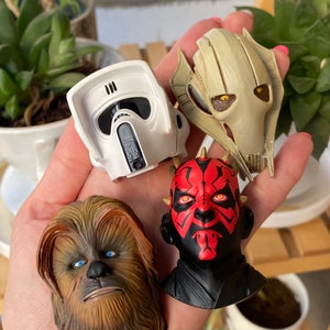 Collectable Magnet Star Wars 2005 YOU CHOOSE Chewbacca, General Grievous, Darth Maul or Scout Trooper new old stock in boxes, fridge magnets