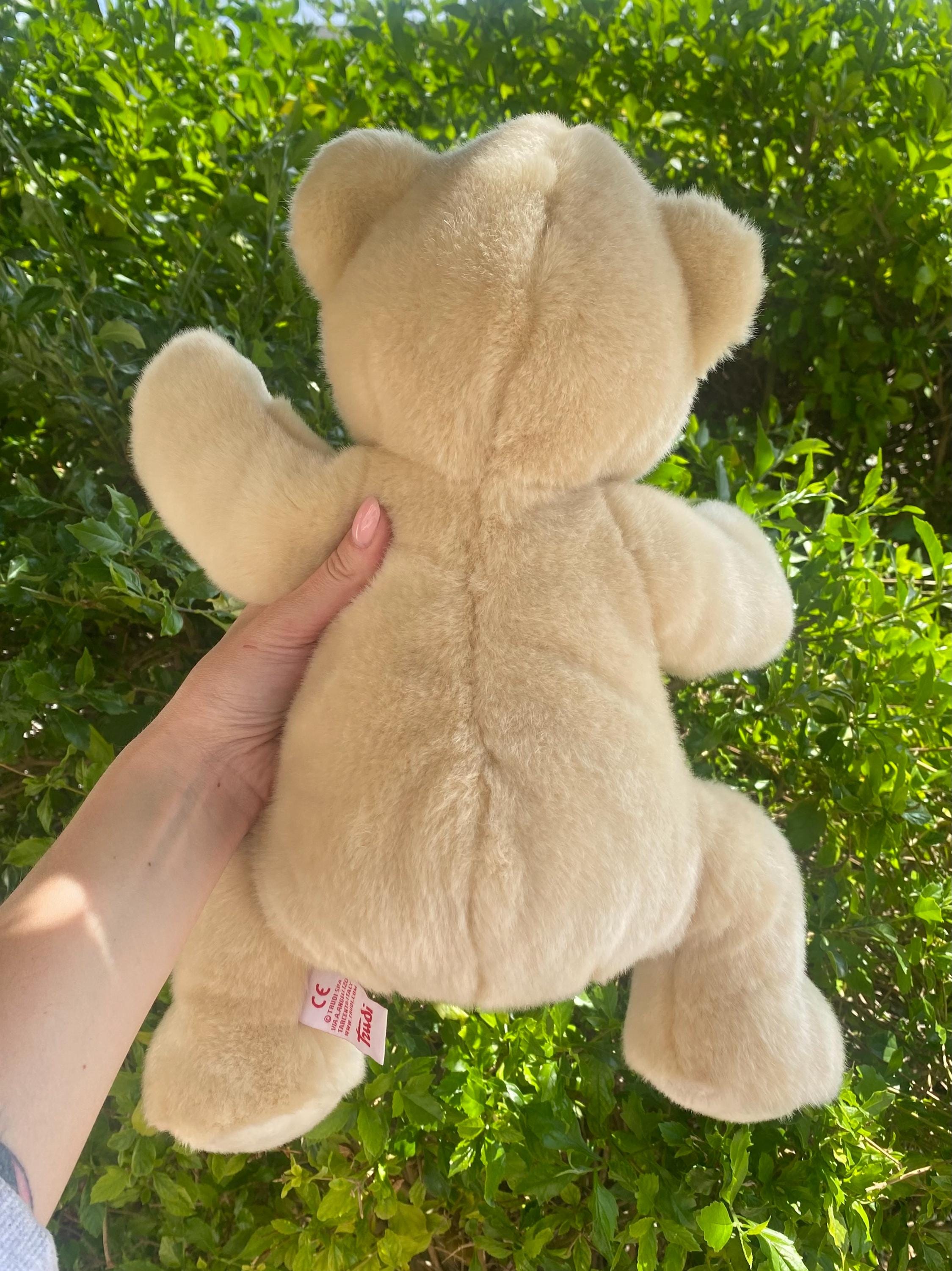 Vintage Trudi Italy Beige Bear Plush Toy 38cm/14.9 In - Etsy