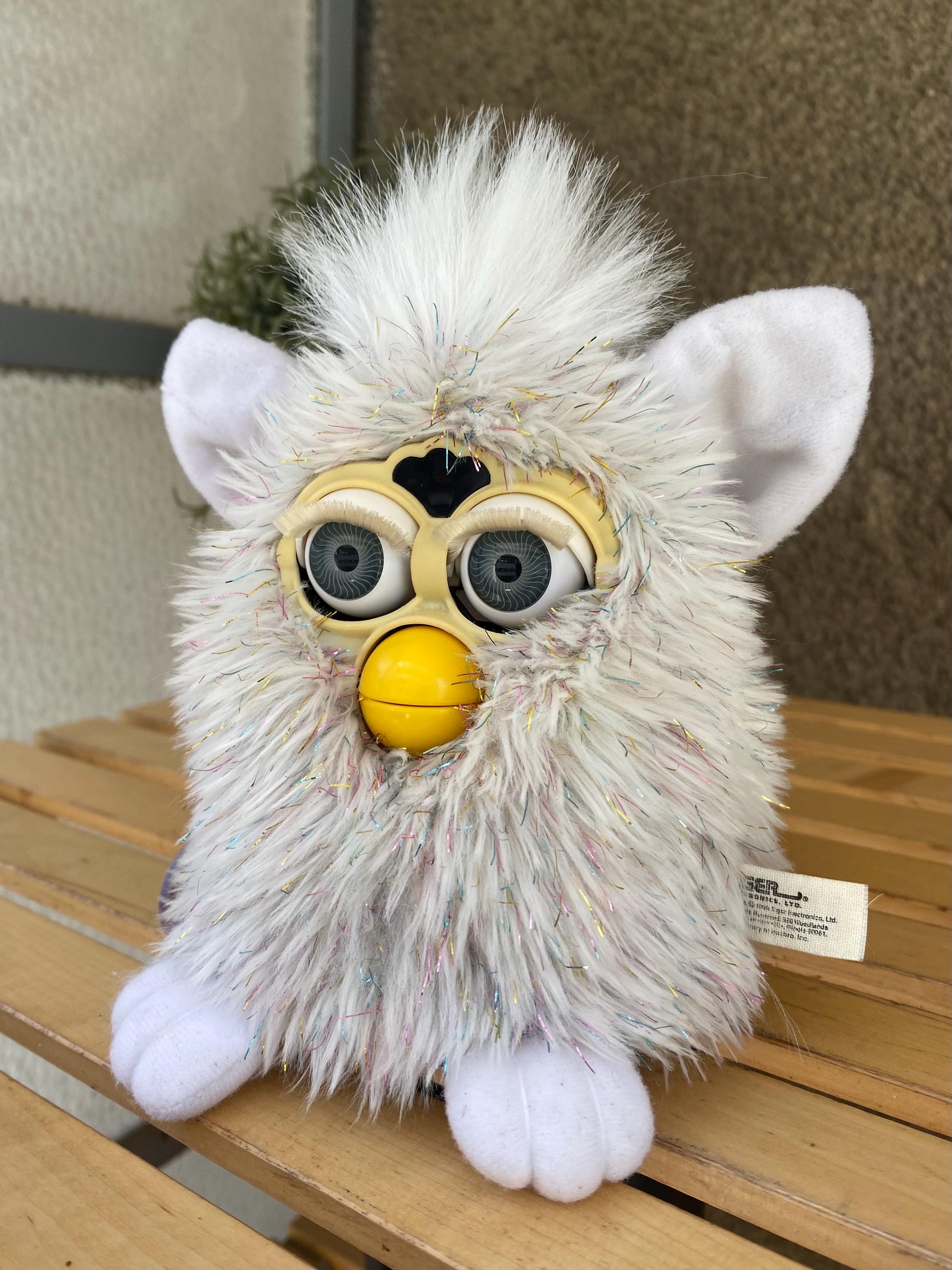 動くグリッターファービー シャンパン グレーの目 1998年製