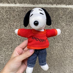 80s Determined SNOOPY Rag Doll/スヌーピー クリスマス