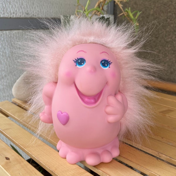 Pink SnuggleBumms Mama toy 1984 Playskool made in Hong Kong, collectable old vintage toys 1980s